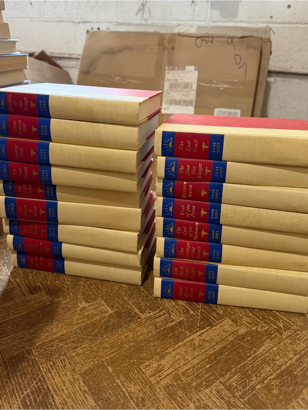 Vintage Zane Grey Western Classic Hardcover Books